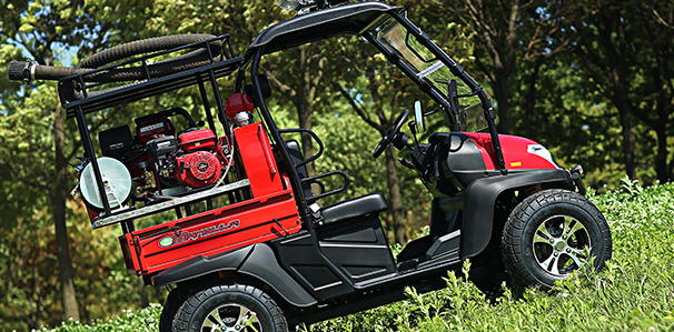 四輪消防摩托車