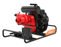 森林消防泵 （離心泵+四級(jí)+28HP+雙缸四沖程風(fēng)冷汽油發(fā)動(dòng)機(jī)+3.5MPa+380L/min)